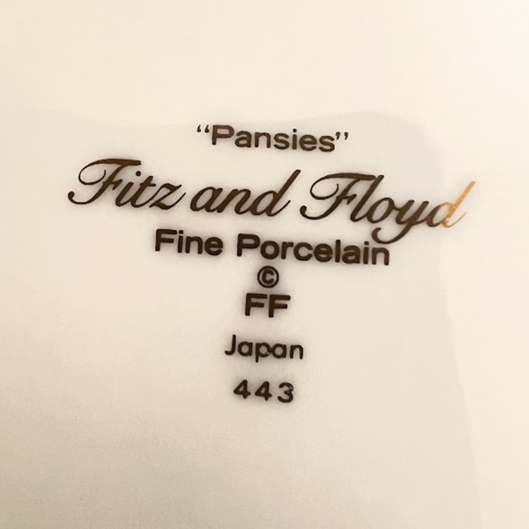 ⭐️H.P. Fitz and Floyd Fine Porcelain - Picture 4 of 5